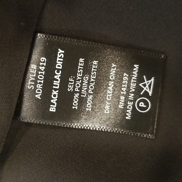 💕ASTR💕 Floral Ruffle Cutout Midi Dress ~ Black Lilac Ditsy Medium M NWT - Picture 16 of 16